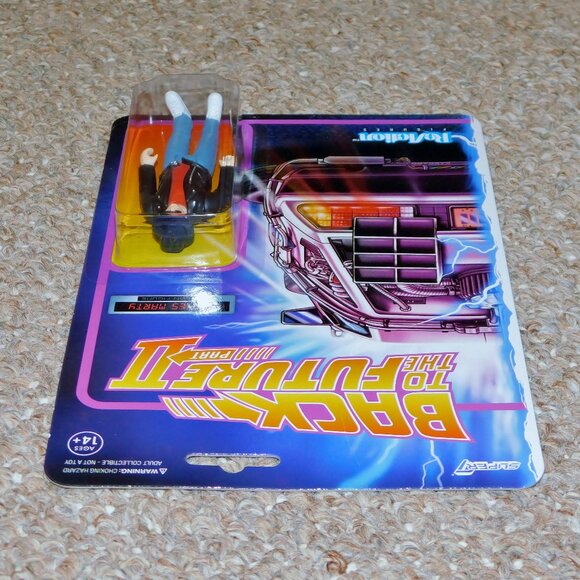 Super7 Reaction Back to the Future II 3.75" Fifties Marty McFly MOC Brand New - Picture 8 of 8